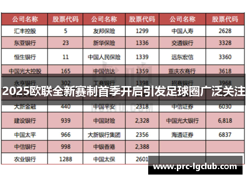 2025欧联全新赛制首季开启引发足球圈广泛关注